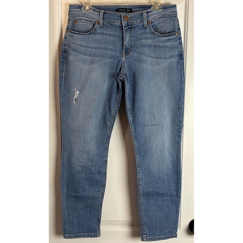 Level 99 GH Breeze Jeans Style# EY2954 5 Pocket Medium Wash Women’s Size 28